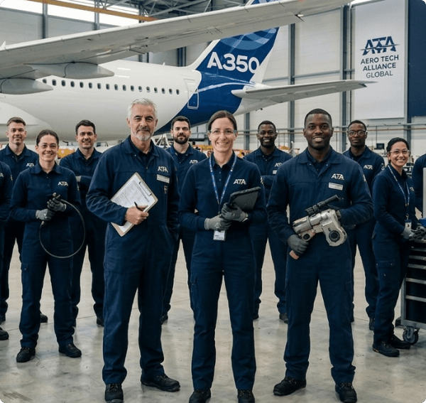 Aviation maintenance team